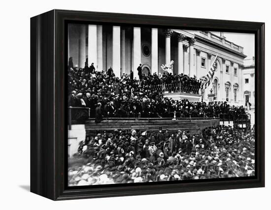 Second Inauguration of President Abraham Lincoln-null-Framed Premier Image Canvas
