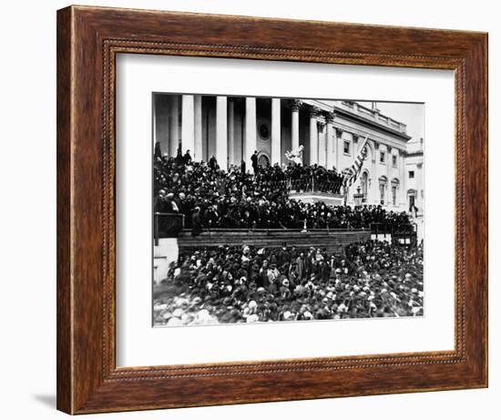 Second Inauguration of President Abraham Lincoln-null-Framed Photographic Print