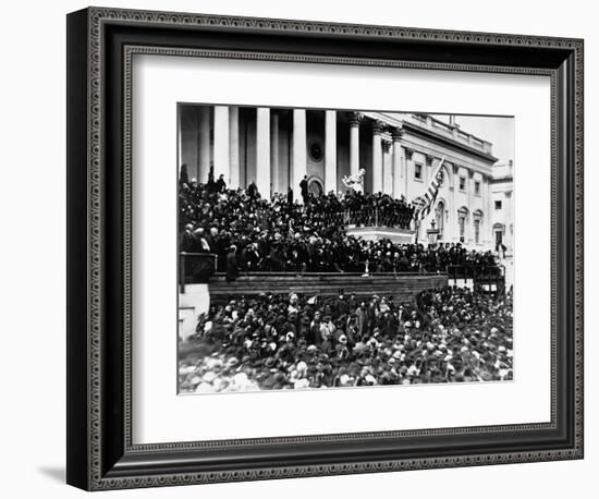 Second Inauguration of President Abraham Lincoln-null-Framed Photographic Print