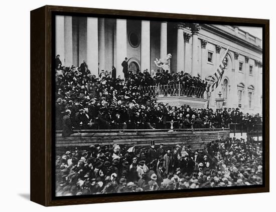 Second Inauguration of President Lincoln-null-Framed Premier Image Canvas