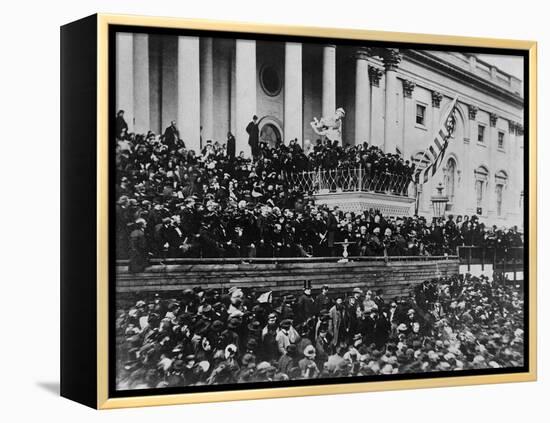 Second Inauguration of President Lincoln-null-Framed Premier Image Canvas