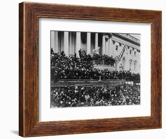 Second Inauguration of President Lincoln-null-Framed Photographic Print