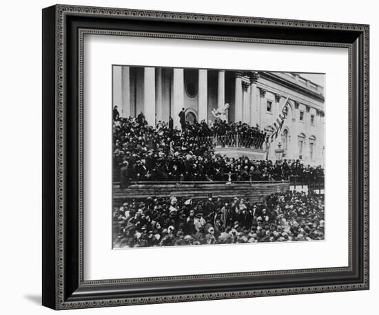 Second Inauguration of President Lincoln-null-Framed Photographic Print