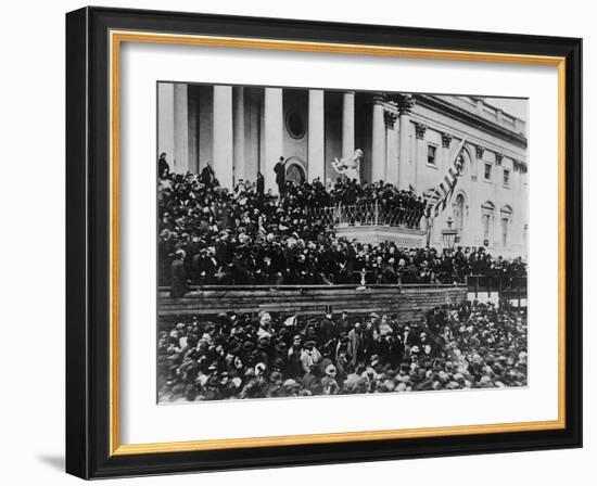 Second Inauguration of President Lincoln-null-Framed Photographic Print