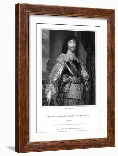 Second Marquess Huntly-Sir Anthony Van Dyck-Framed Art Print