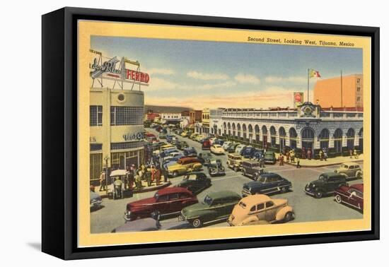 Second Street, Tijuana, Mexico-null-Framed Stretched Canvas