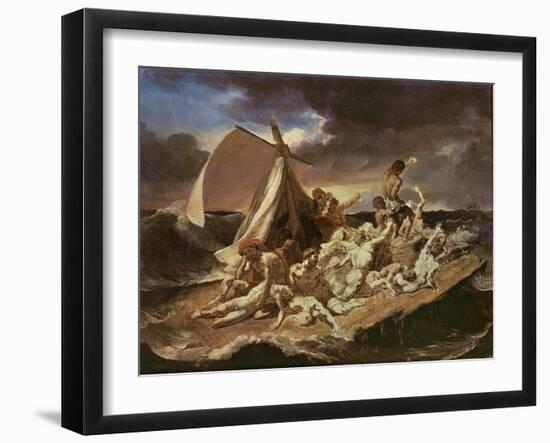 Second Study for the Raft of the Medusa-Théodore Géricault-Framed Giclee Print
