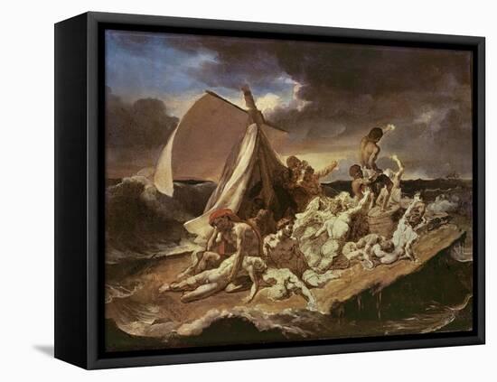 Second Study for the Raft of the Medusa-Théodore Géricault-Framed Premier Image Canvas