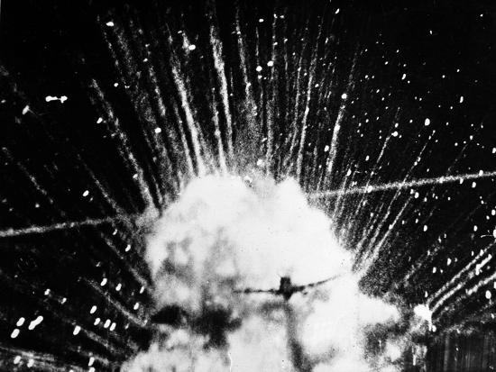 'Second World War (1939-1945) (Wwii): Explosion of a German Ammunition ...