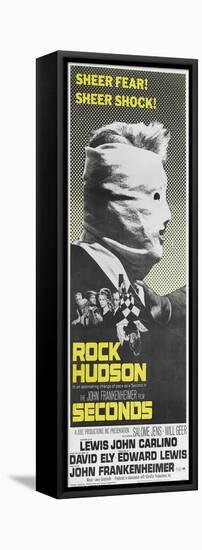 Seconds, US poster, Rock Hudson, 1966-null-Framed Stretched Canvas