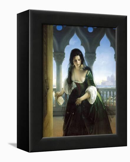 Secret Accusation, 1847-1848-Francesco Hayez-Framed Premier Image Canvas