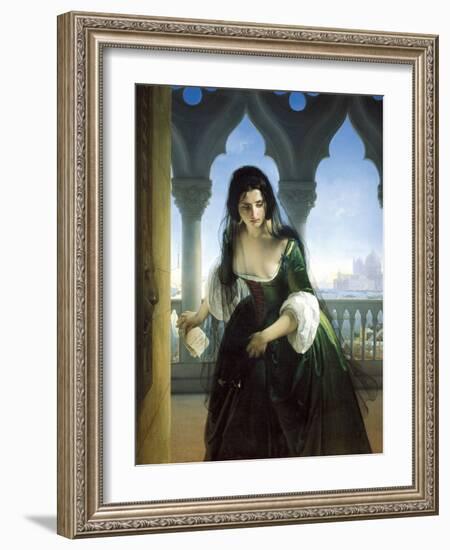 Secret Accusation, 1847-1848-Francesco Hayez-Framed Giclee Print