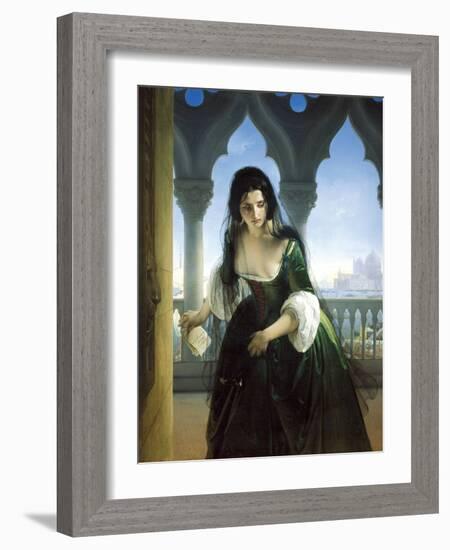 Secret Accusation, 1847-1848-Francesco Hayez-Framed Giclee Print