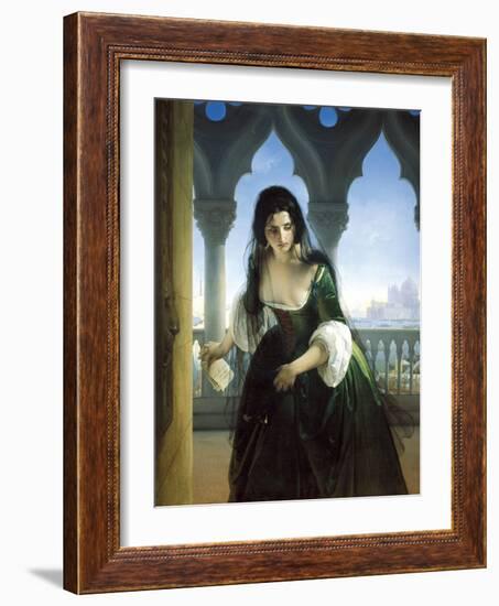 Secret Accusation, 1847-1848-Francesco Hayez-Framed Giclee Print