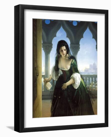 Secret Accusation, 1847-1848-Francesco Hayez-Framed Giclee Print