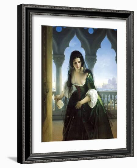 Secret Accusation, 1847-1848-Francesco Hayez-Framed Giclee Print