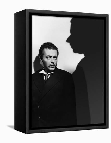 SECRET AGENT, 1936 directed by ALFRED HITCHCOCK Peter Lorre (b/w photo)-null-Framed Stretched Canvas