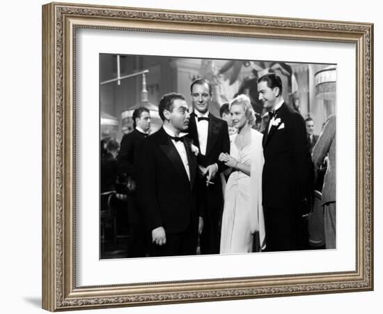 SECRET AGENT, 1936 directed by ALFRED HITCHCOCK Peter Lorre, Robert Young, Madeleine Carroll and Jo-null-Framed Photo