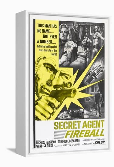 Secret Agent Fireball, 1965-null-Framed Stretched Canvas