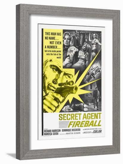 Secret Agent Fireball, 1965-null-Framed Premium Giclee Print