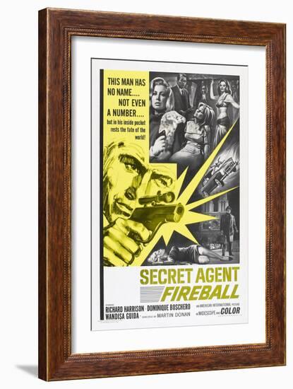 Secret Agent Fireball, 1965-null-Framed Art Print