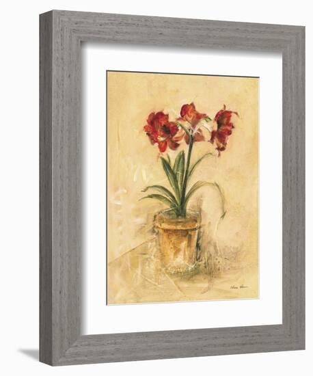 Secret Amaryllis II-Cheri Blum-Framed Premium Giclee Print