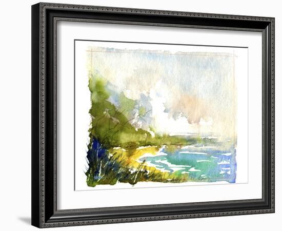 Secret Beach-null-Framed Giclee Print