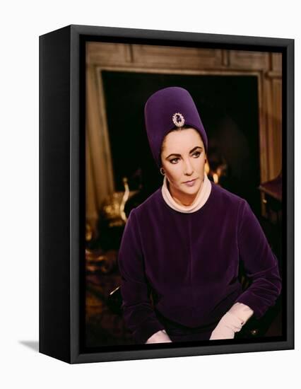 SECRET CEREMONY, 1968 directed by JOSEPH LOSEY Elizabeth Taylor (photo)-null-Framed Stretched Canvas