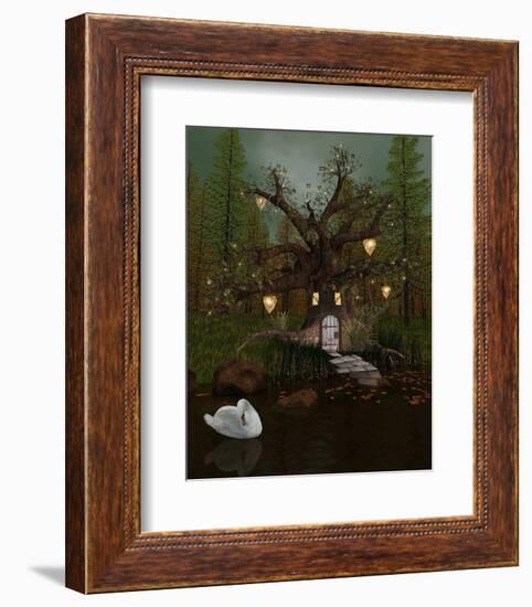 Secret Fantasy House-null-Framed Premium Giclee Print