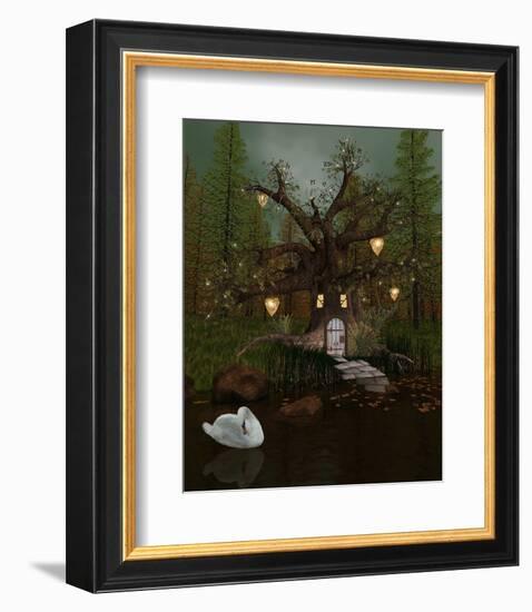 Secret Fantasy House-null-Framed Premium Giclee Print