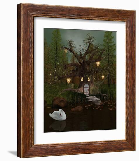 Secret Fantasy House-null-Framed Art Print