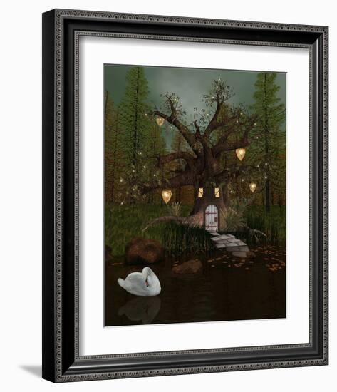 Secret Fantasy House-null-Framed Art Print