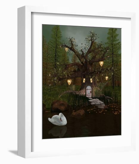 Secret Fantasy House-null-Framed Art Print