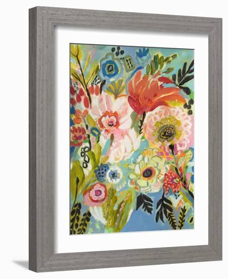 Secret Garden Floral III-Karen Fields-Framed Art Print