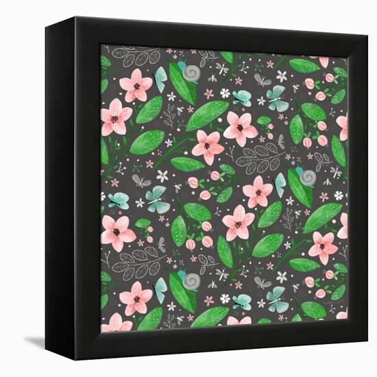 Secret Garden-Heather Rosas-Framed Stretched Canvas