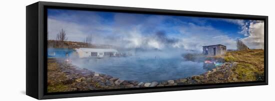 Secret Lagoon- Natural Hot Springs, Fludir, Iceland-null-Framed Premier Image Canvas