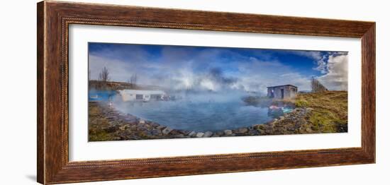 Secret Lagoon- Natural Hot Springs, Fludir, Iceland-null-Framed Photographic Print