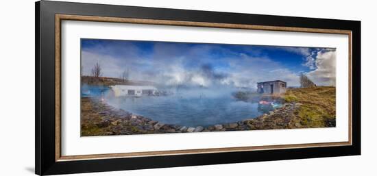 Secret Lagoon- Natural Hot Springs, Fludir, Iceland-null-Framed Photographic Print