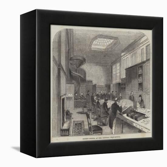 Secret-Office, at the General Post-Office-null-Framed Premier Image Canvas