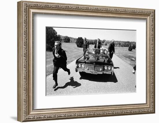 Secret Service Agents in Training, National Aboretum, Washington DC, 1968-Stan Wayman-Framed Photographic Print