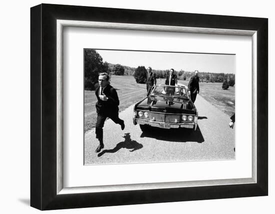 Secret Service Agents in Training, National Aboretum, Washington DC, 1968-Stan Wayman-Framed Photographic Print