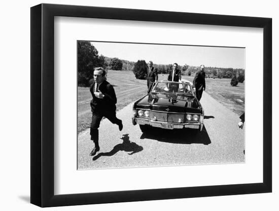 Secret Service Agents in Training, National Aboretum, Washington DC, 1968-Stan Wayman-Framed Photographic Print