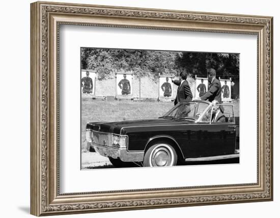 Secret Service Agents in Training, National Aboretum, Washington DC, 1968-Stan Wayman-Framed Photographic Print