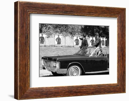 Secret Service Agents in Training, National Aboretum, Washington DC, 1968-Stan Wayman-Framed Photographic Print