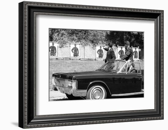 Secret Service Agents in Training, National Aboretum, Washington DC, 1968-Stan Wayman-Framed Photographic Print