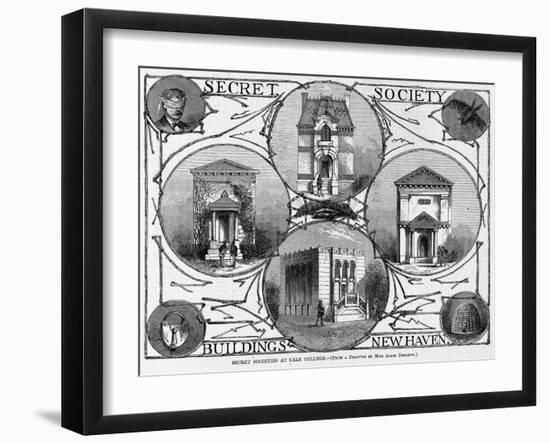 Secret Societies at Yale College.-null-Framed Giclee Print