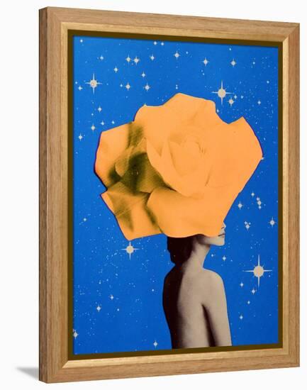 Secret woman _ Orange-Anne Storno-Framed Premier Image Canvas