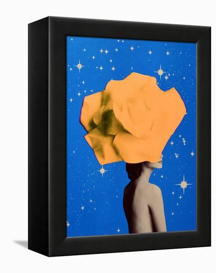 Secret woman _ Orange-Anne Storno-Framed Premier Image Canvas