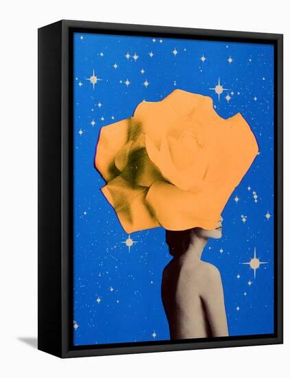 Secret woman _ Orange-Anne Storno-Framed Premier Image Canvas