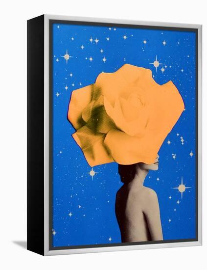 Secret woman _ Orange-Anne Storno-Framed Premier Image Canvas